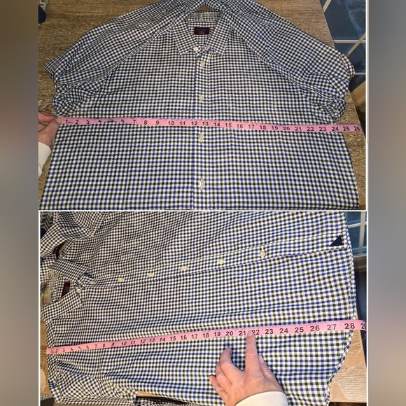 UNTUCKit Wrinkle Free Durif Shirt Button-up Plaid Cotton Longsleeve Men's XL - Picture 11 of 11